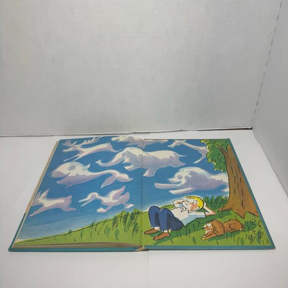 I Wish That I had DUck Feet Vintage Kids Book Theo LeSieg B Tobey HC Book Club - Picture 9 of 9